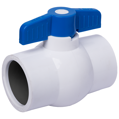 Solid Ball Valve White