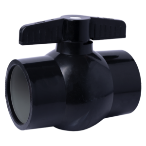Solid Ball Valve Black