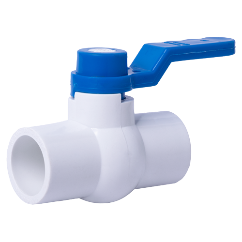 UPVC Ball Valve Long Handle M S Plate