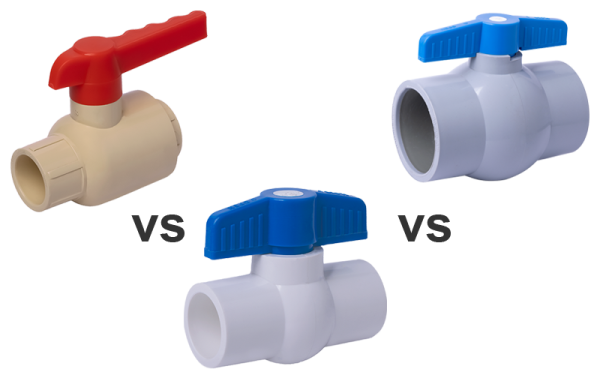CPVC vs UPVC vs PVC